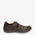 Meridian Basics sandalias de piel con forro interior de lycra. marron